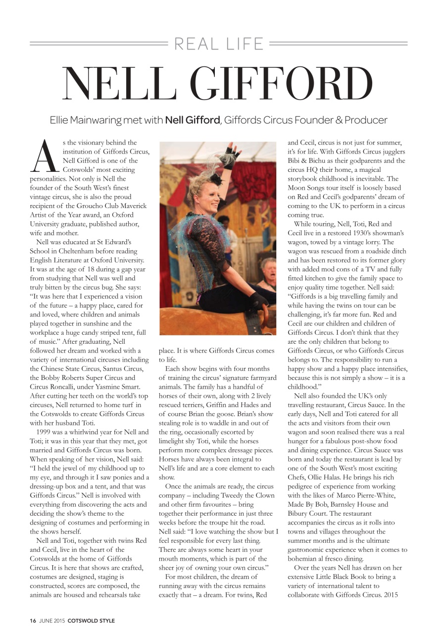 Cotswold Style Preview Pages