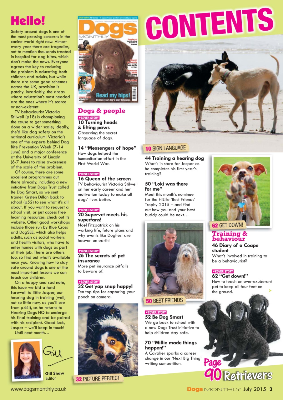 Dogs Monthly Preview Pages