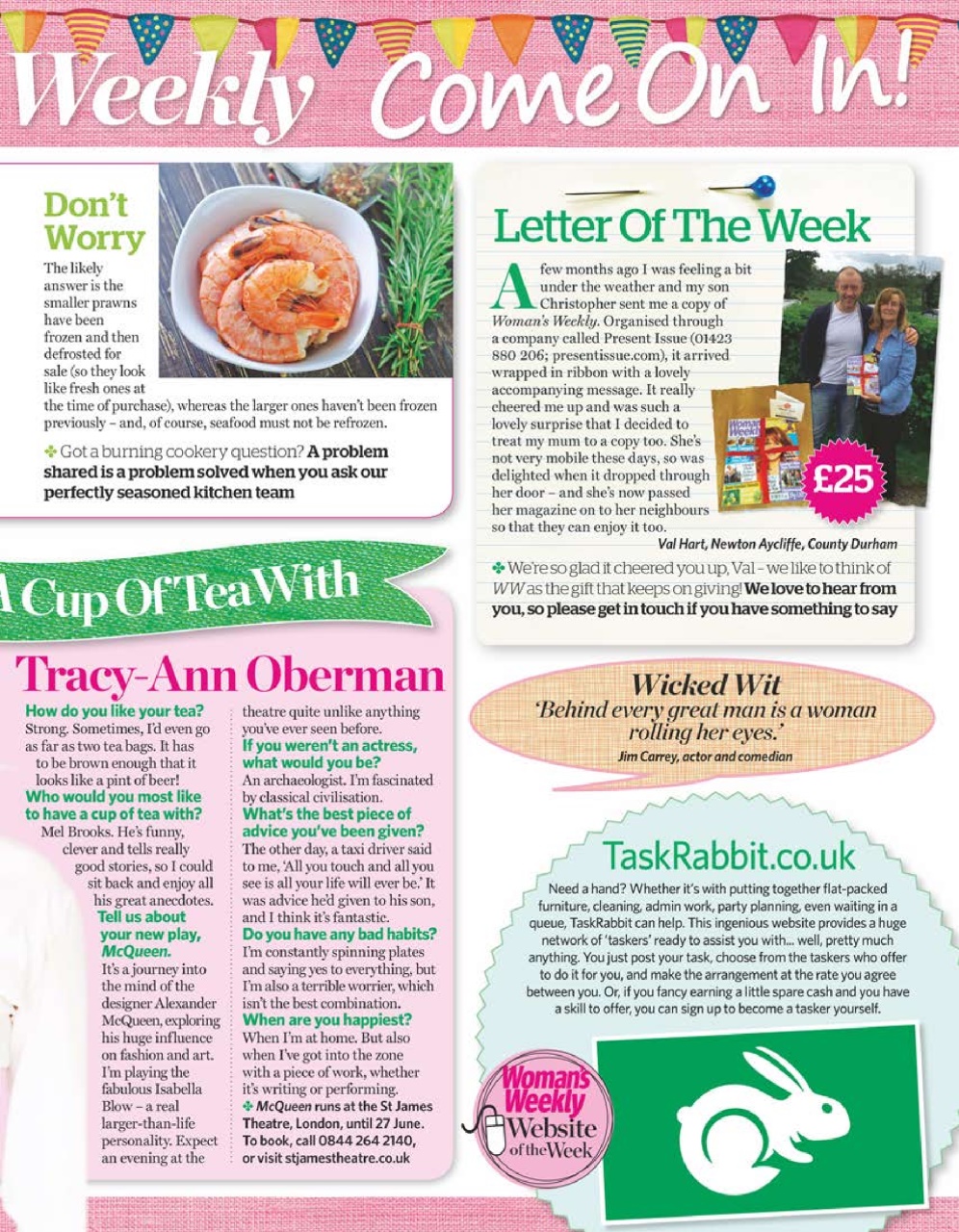 Woman's Weekly Preview Pages