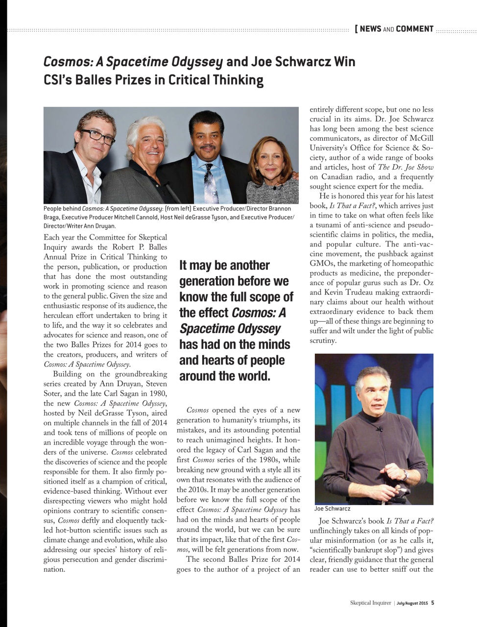 Skeptical Inquirer Preview Pages