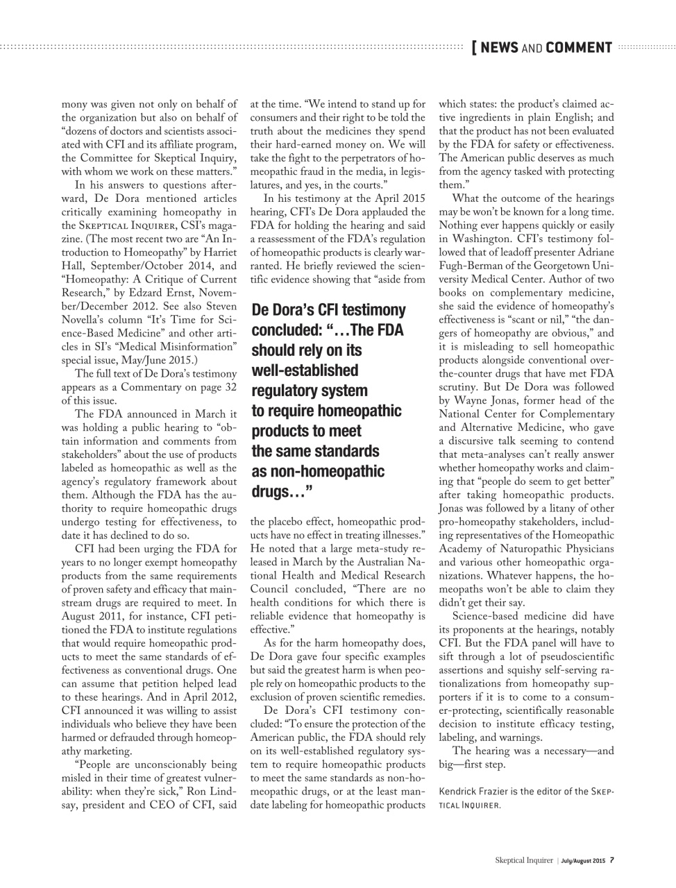 Skeptical Inquirer Preview Pages