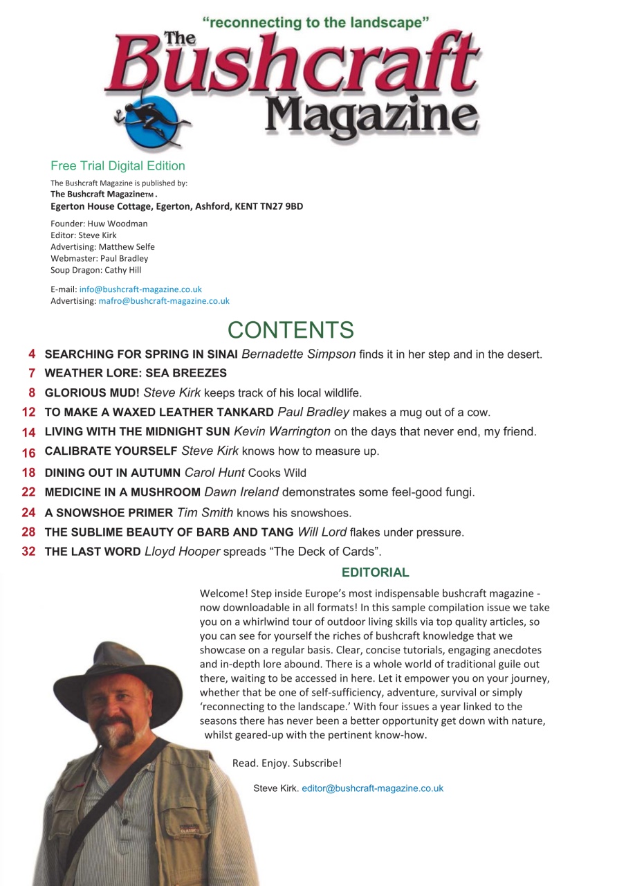 Bushcraft Magazine Preview Pages
