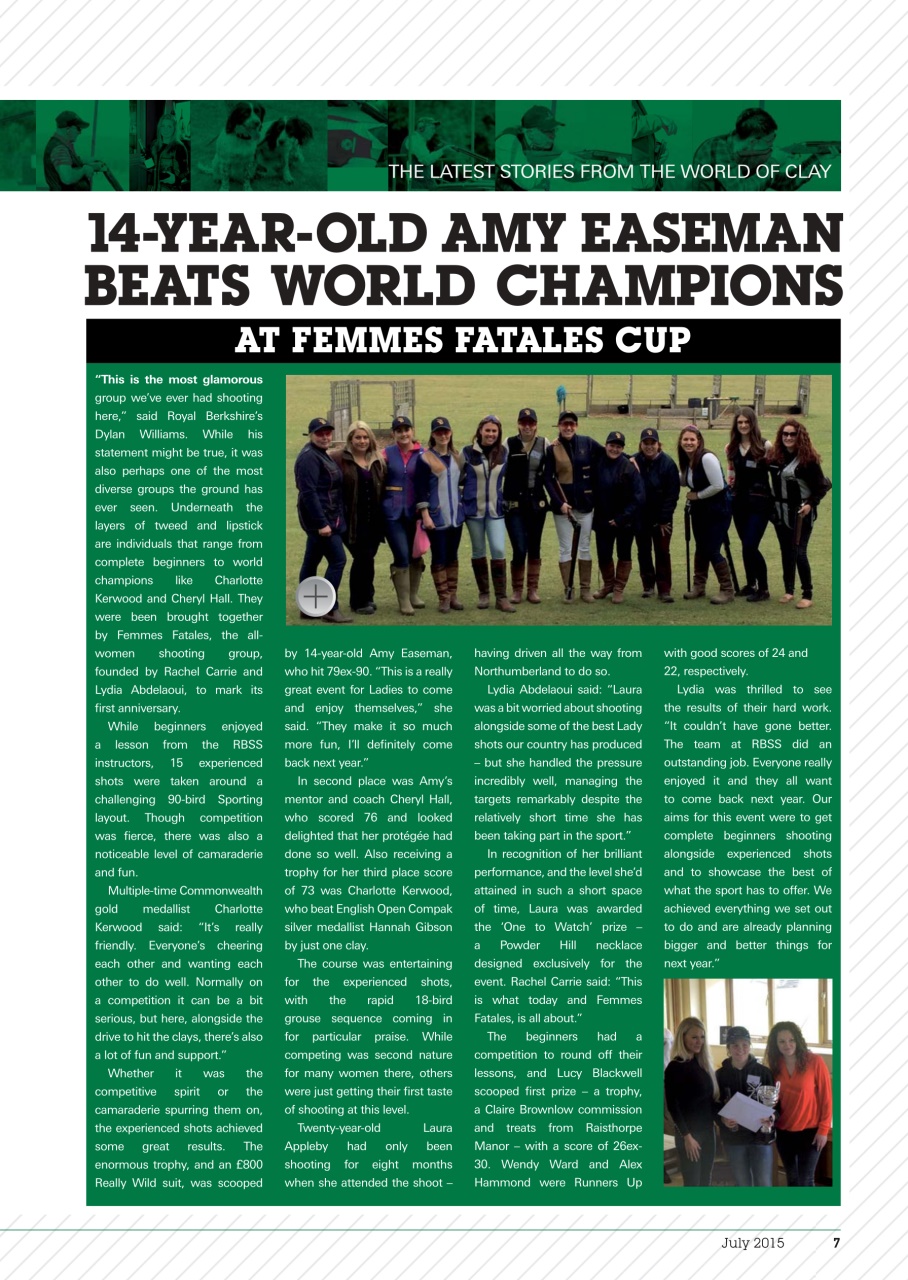 Clay Shooting Preview Pages