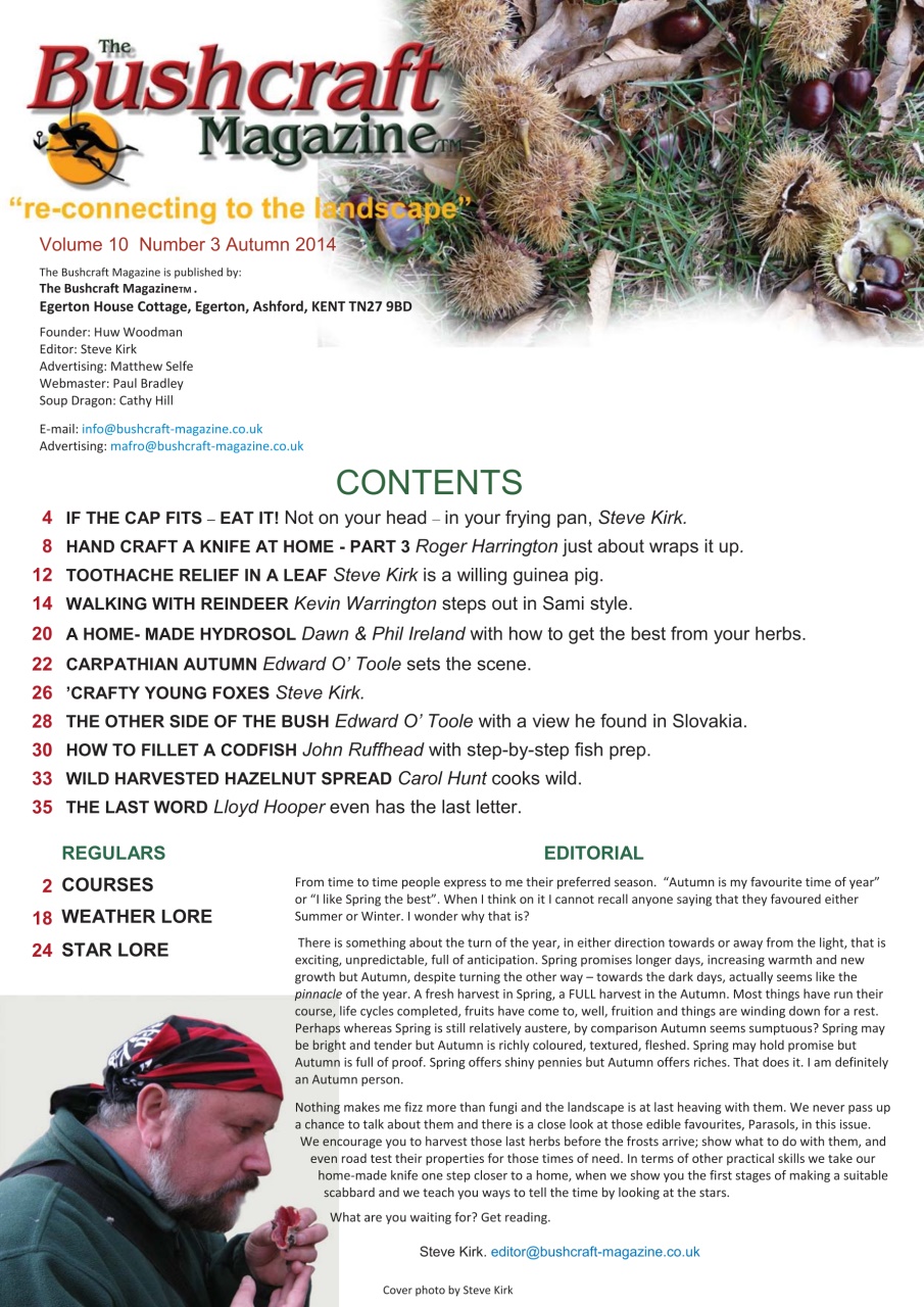 Bushcraft Magazine Preview Pages