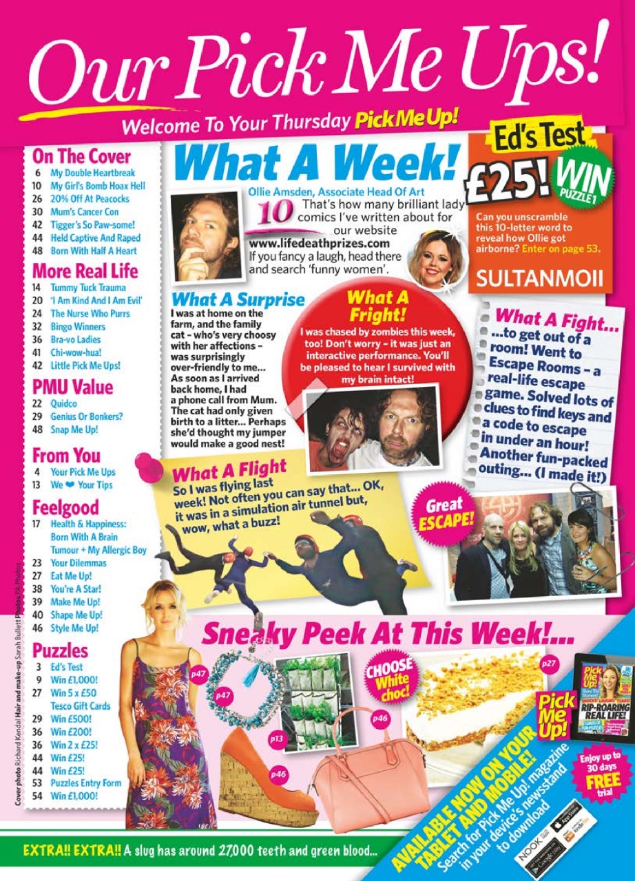 Pick Me Up Preview Pages