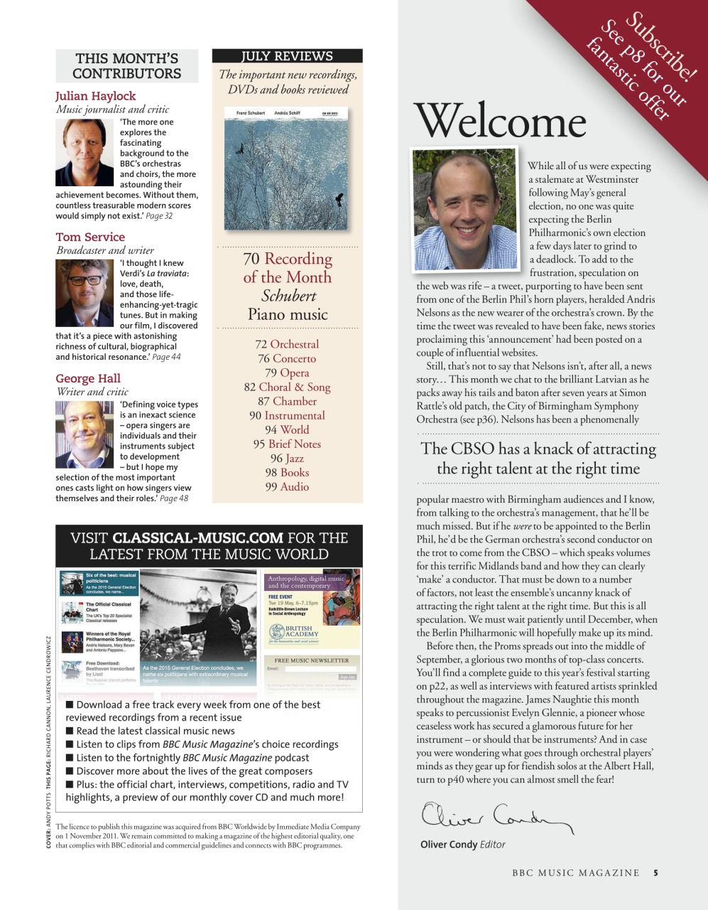 BBC Music Magazine Preview Pages