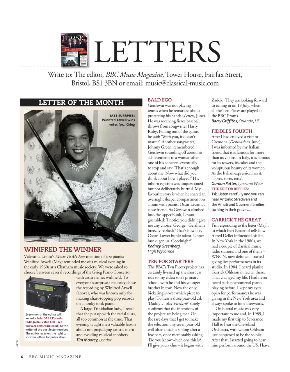 BBC Music Magazine Preview Pages