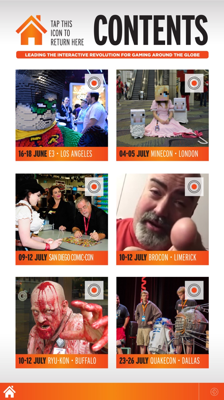 Gamer Interactive Preview Pages