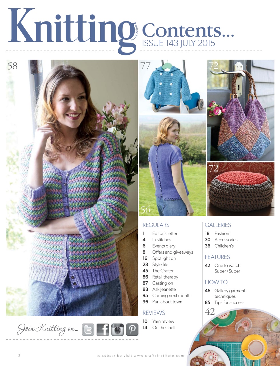 Knitting Preview Pages