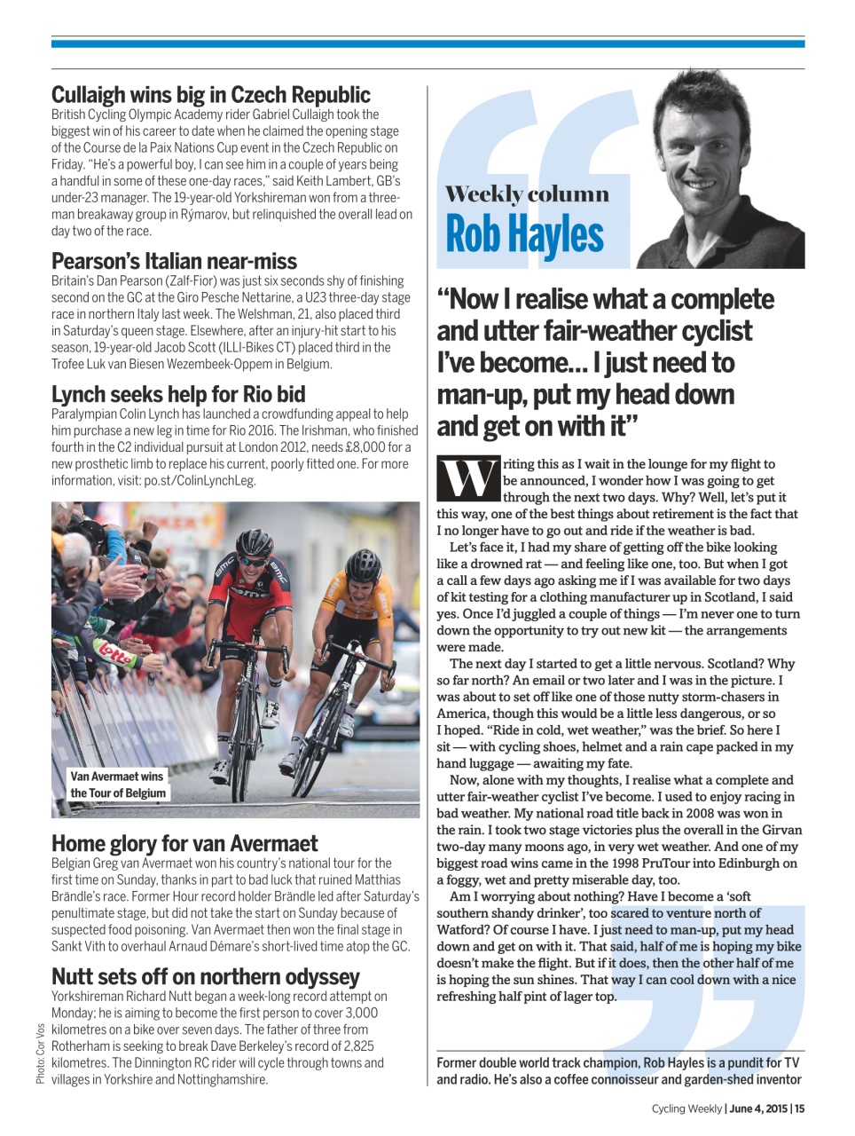 Cycling Weekly Preview Pages