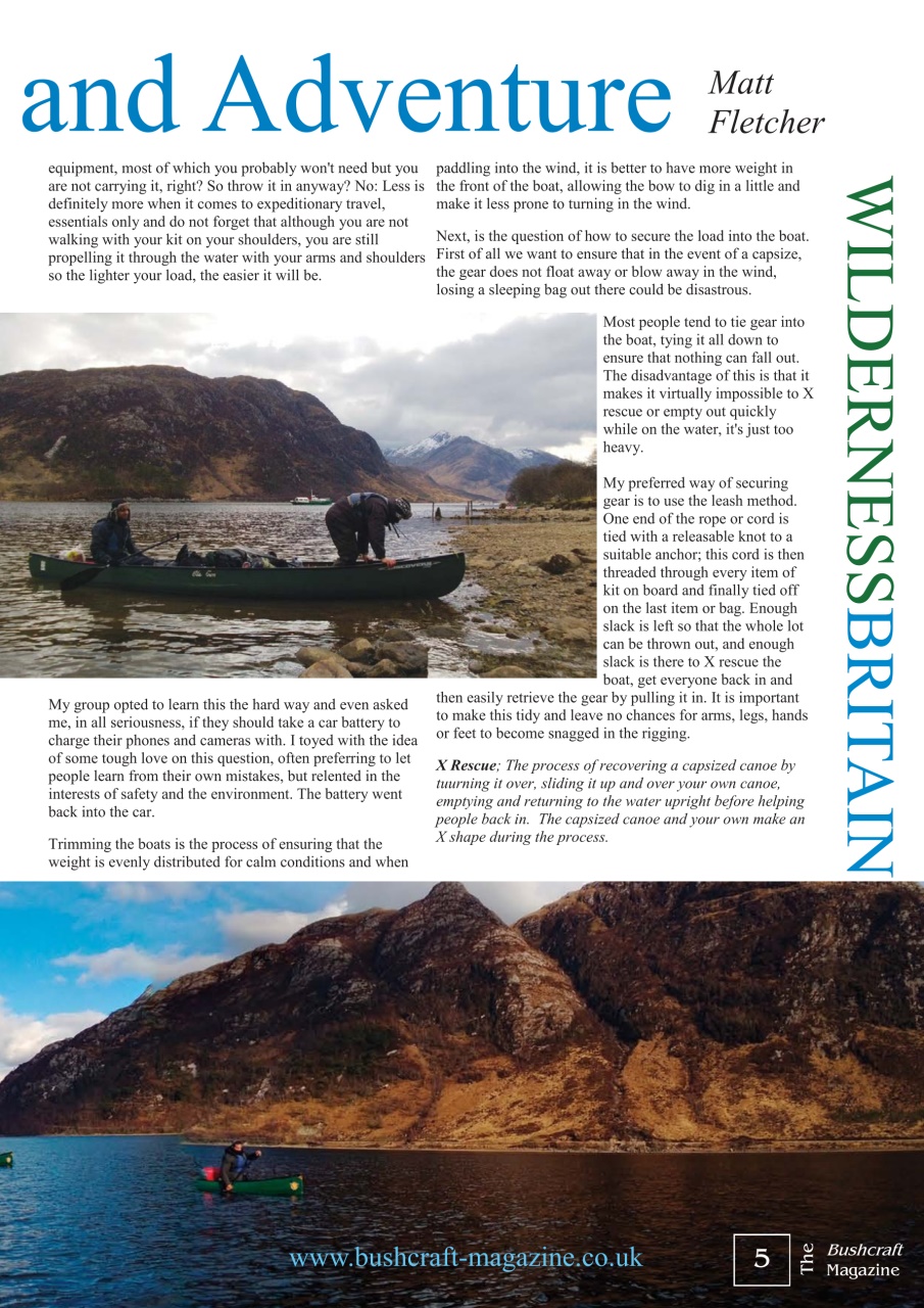Bushcraft Magazine Preview Pages
