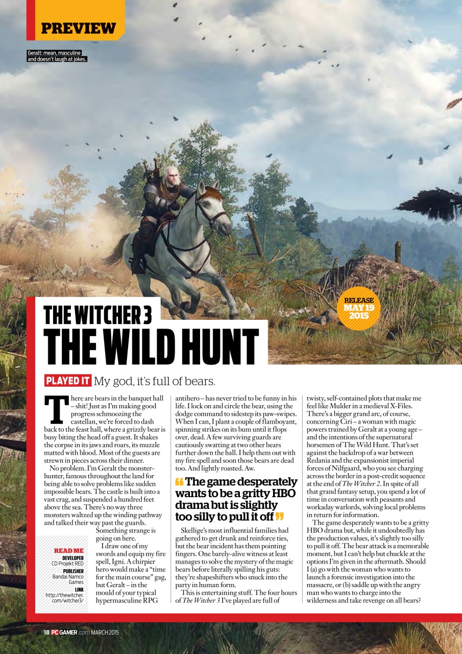 PC Gamer (UK Edition) Preview Pages