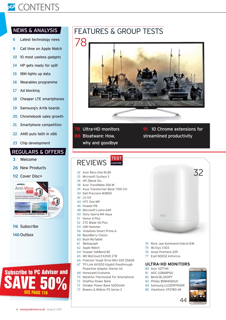 Tech Advisor Preview Pages