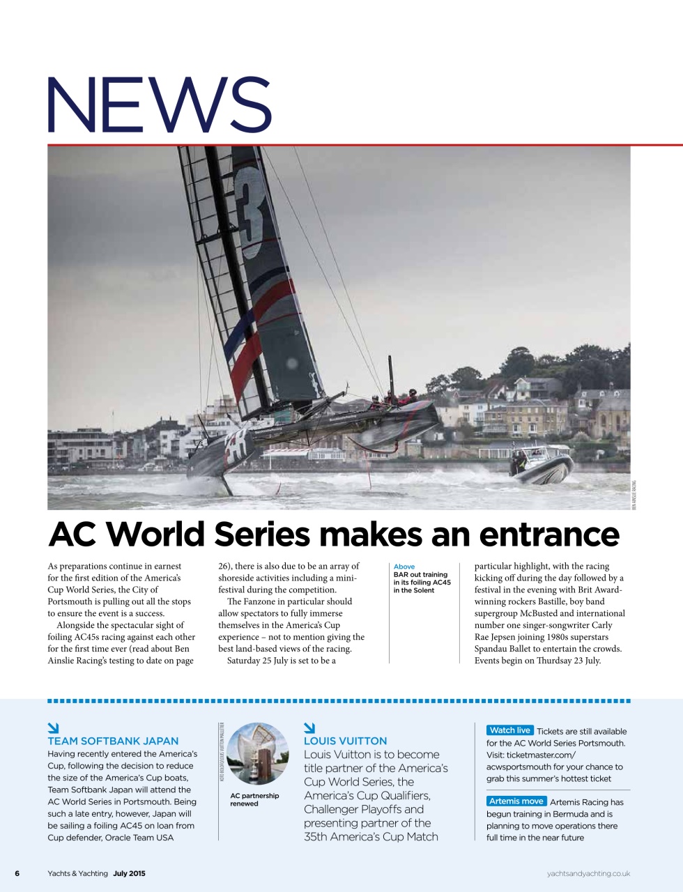 Yachts & Yachting Preview Pages