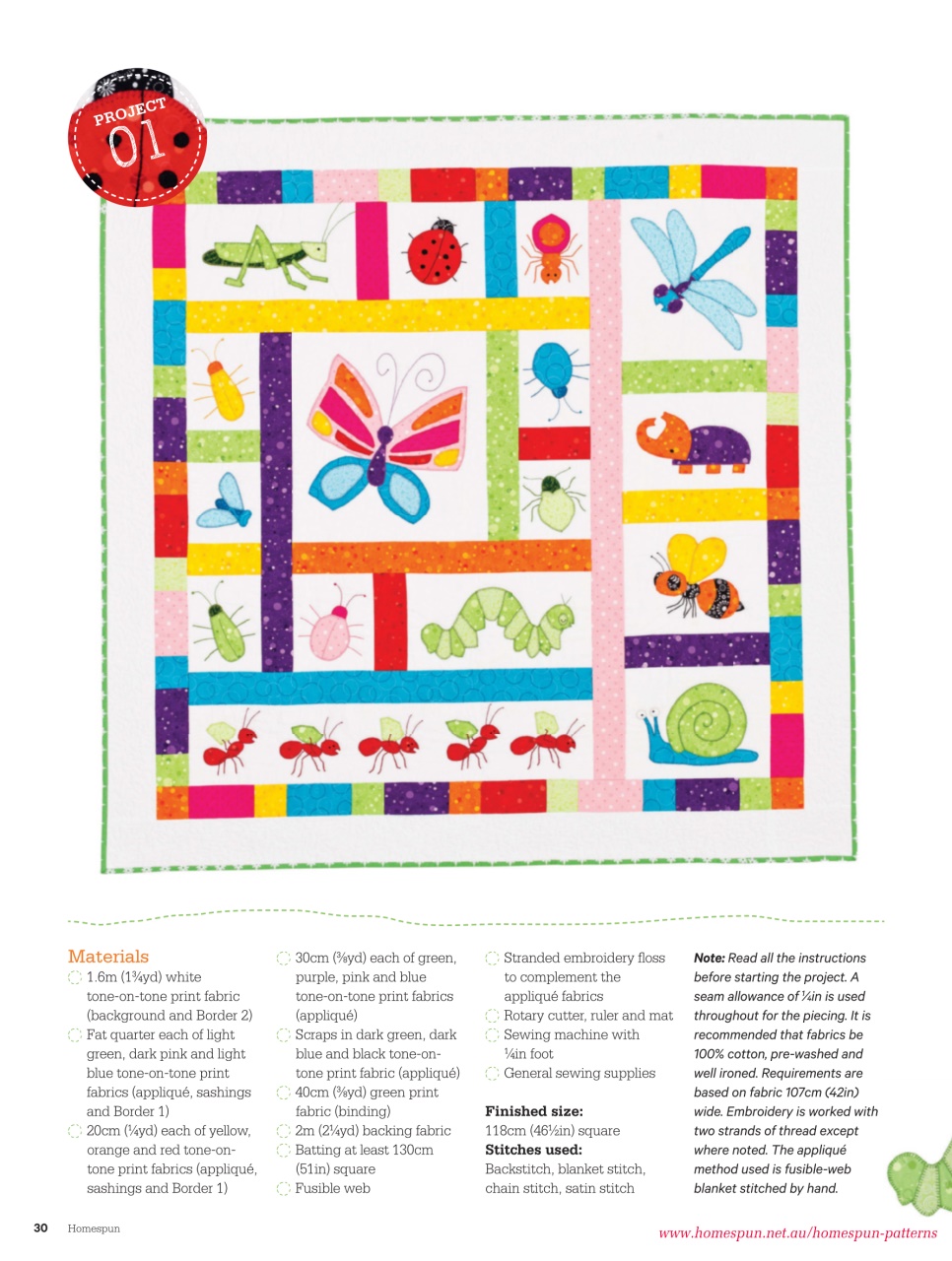 Homespun Preview Pages