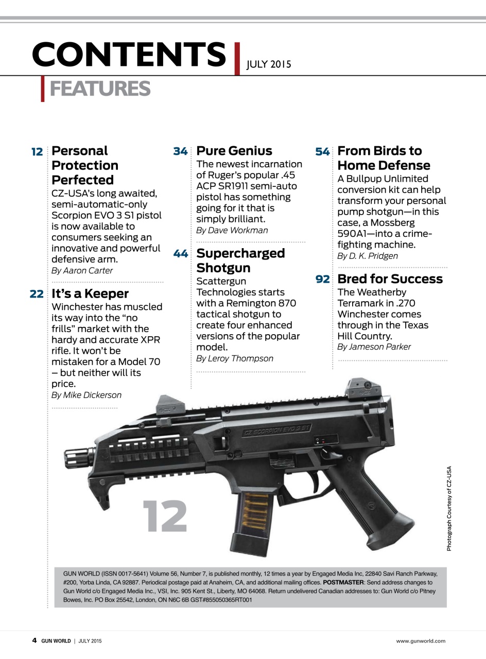 Gun World Preview Pages