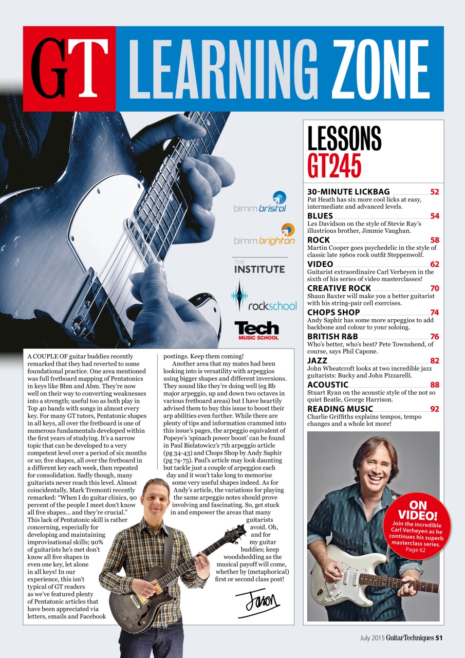 Guitar Techniques Preview Pages