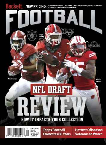 Beckett Football Magazine issue  July 2015