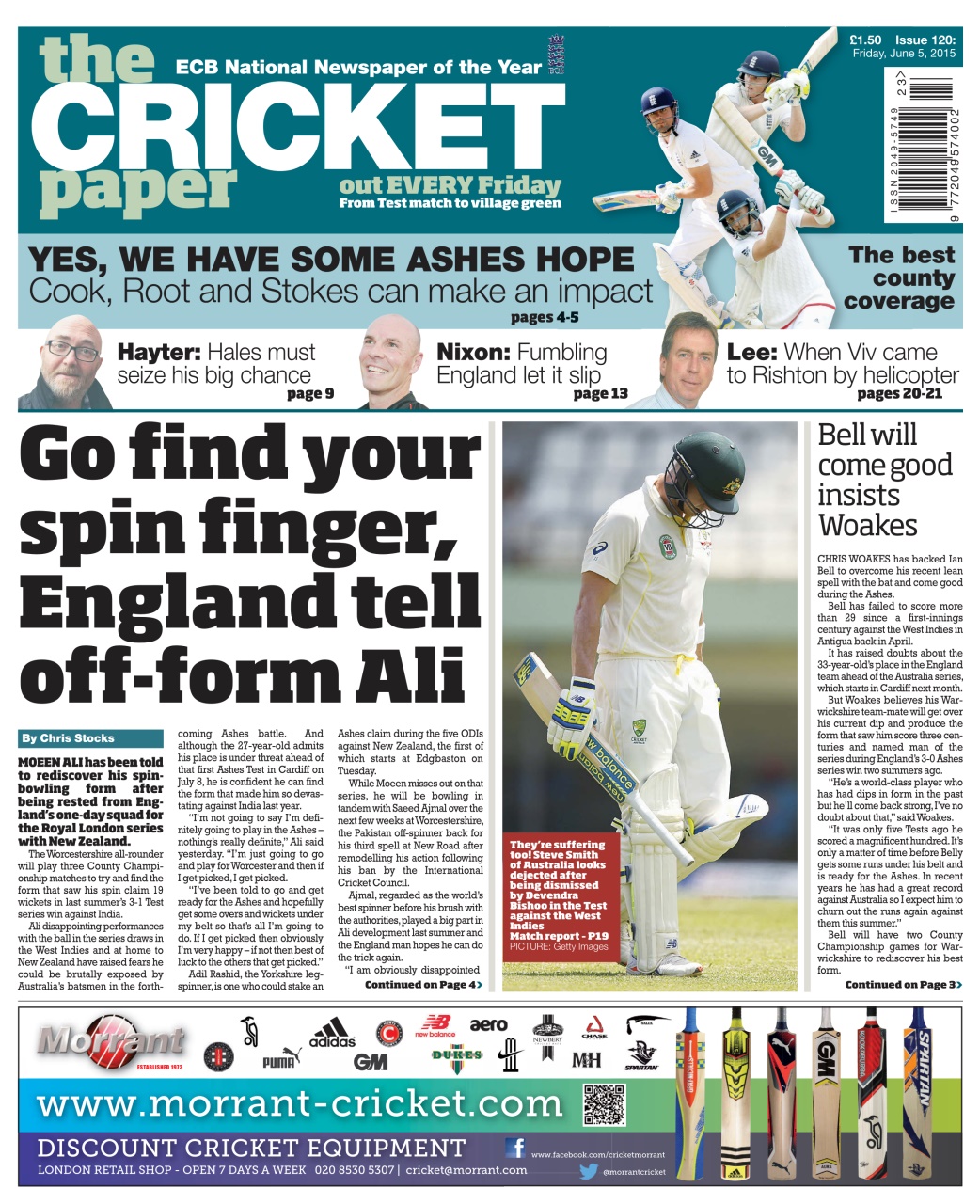 The Cricket Paper Preview Pages