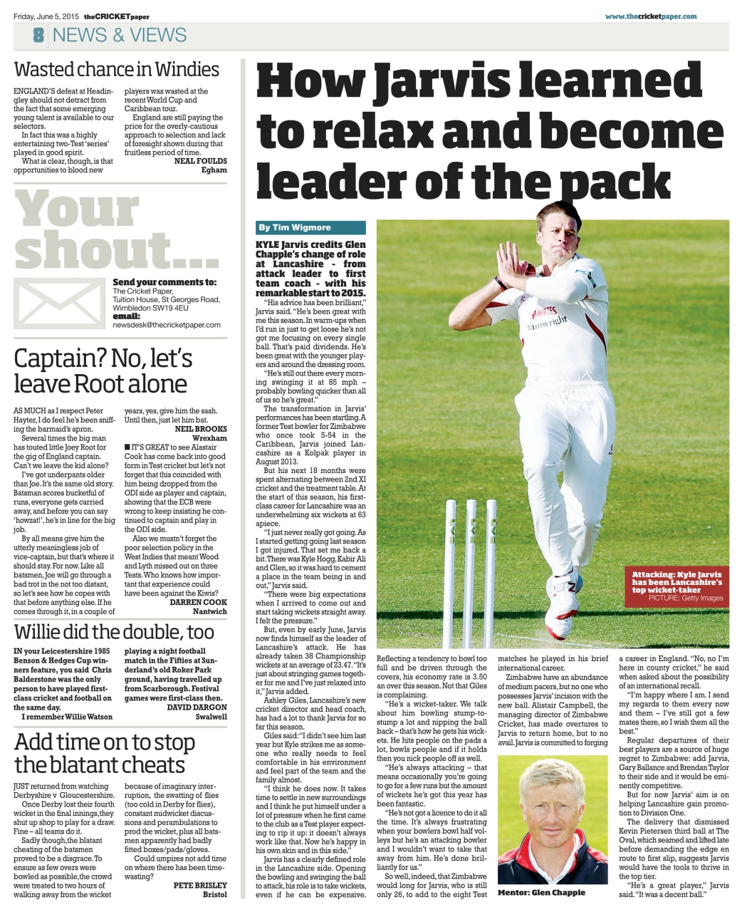 The Cricket Paper Preview Pages