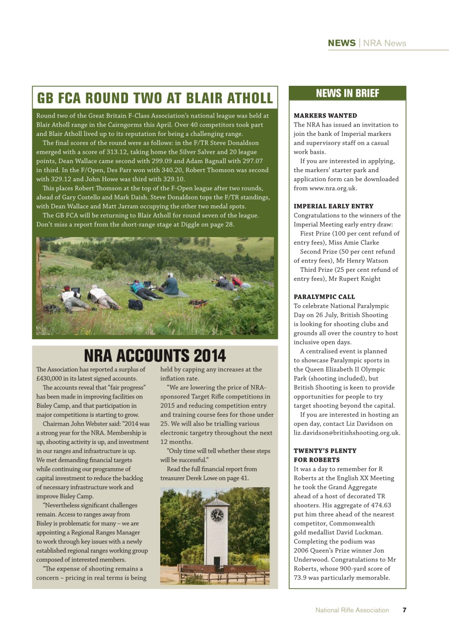 National Rifle Association Journal Preview Pages