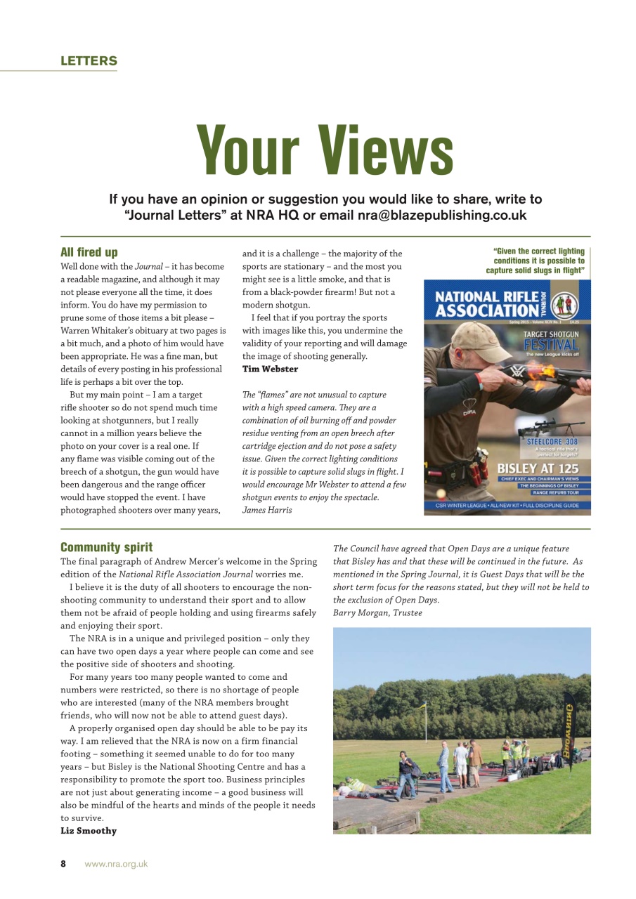 National Rifle Association Journal Preview Pages