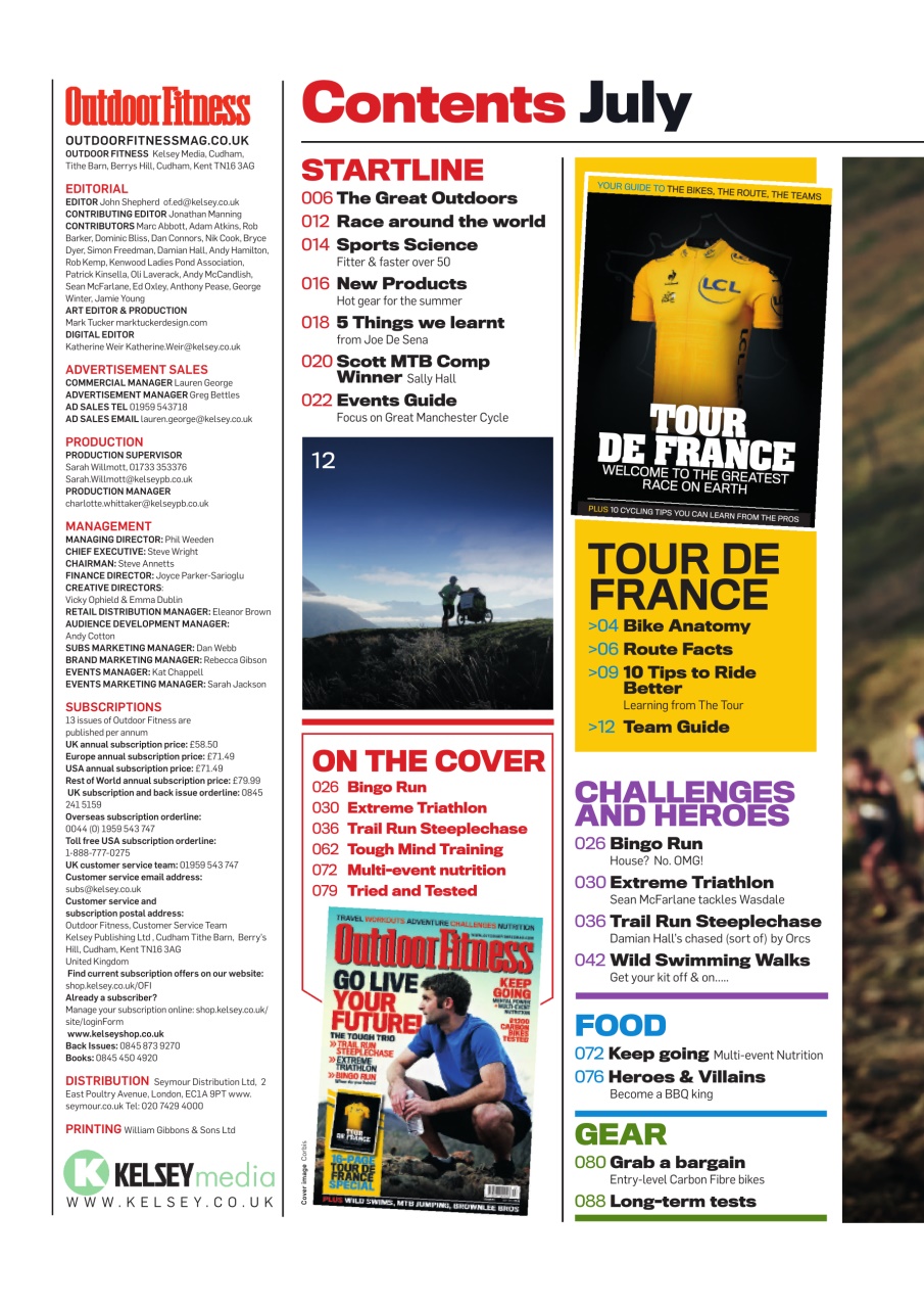 Outdoor Fitness & Adventure Preview Pages