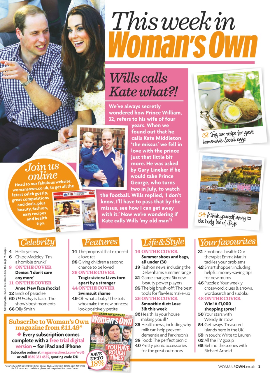 Woman's Own Preview Pages