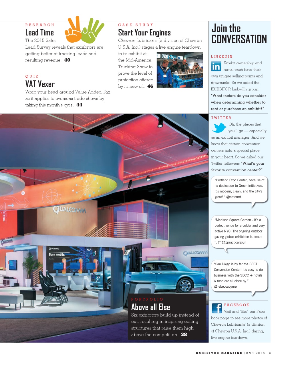 EXHIBITOR Magazine Preview Pages