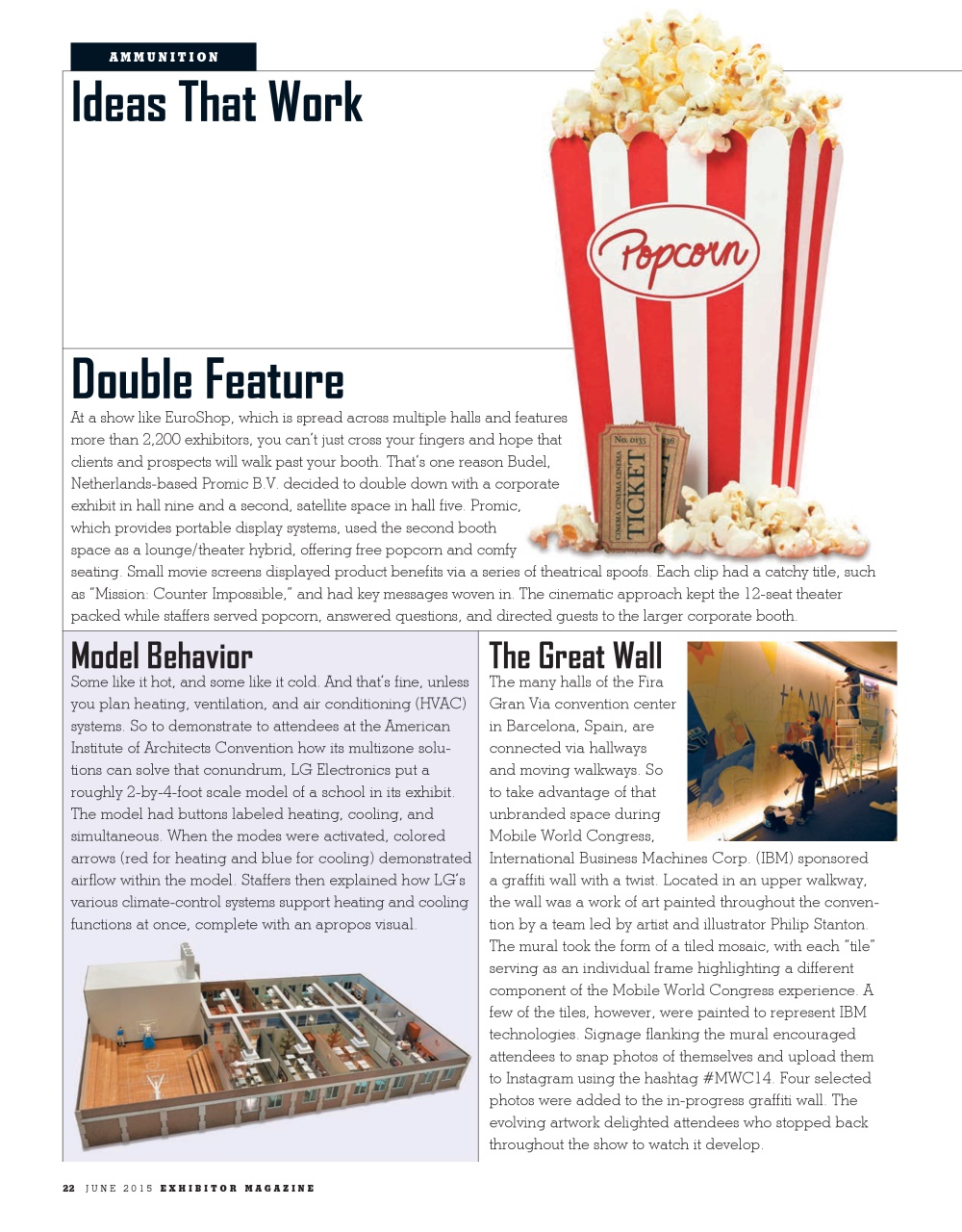 EXHIBITOR Magazine Preview Pages