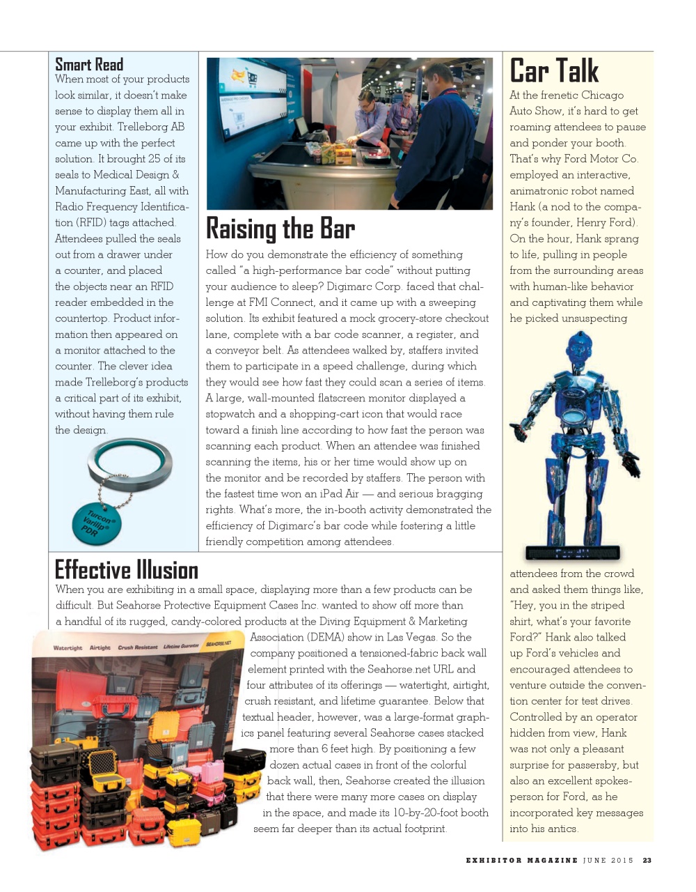 EXHIBITOR Magazine Preview Pages