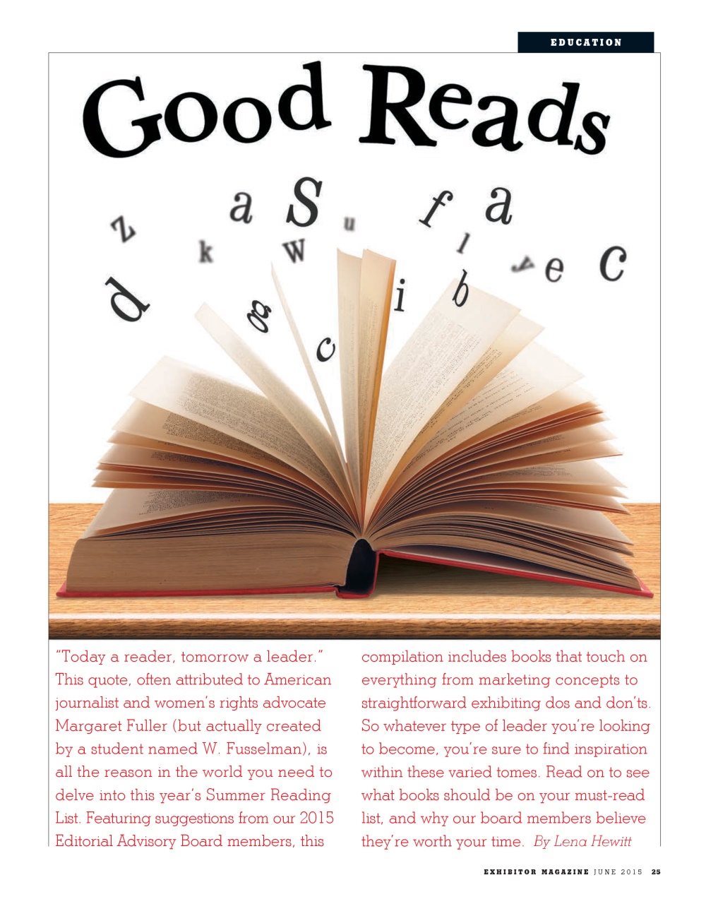 EXHIBITOR Magazine Preview Pages