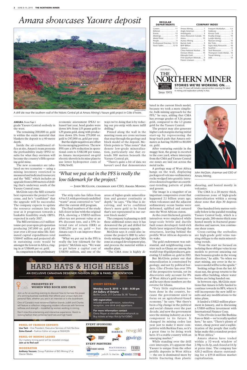 The Northern Miner Preview Pages