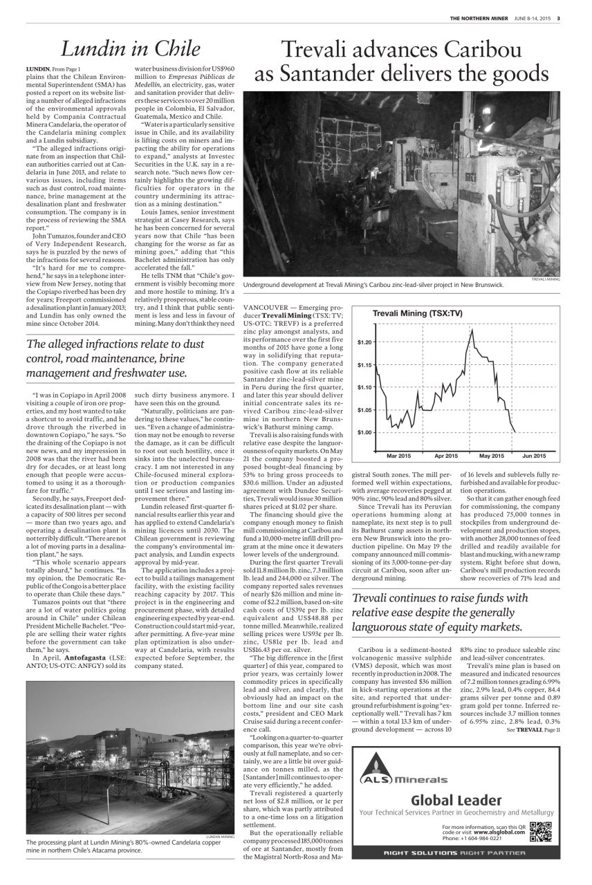The Northern Miner Preview Pages
