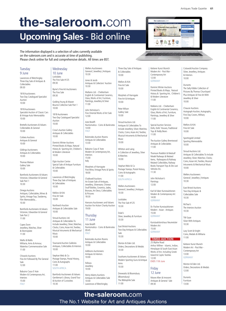 Antiques Trade Gazette Preview Pages