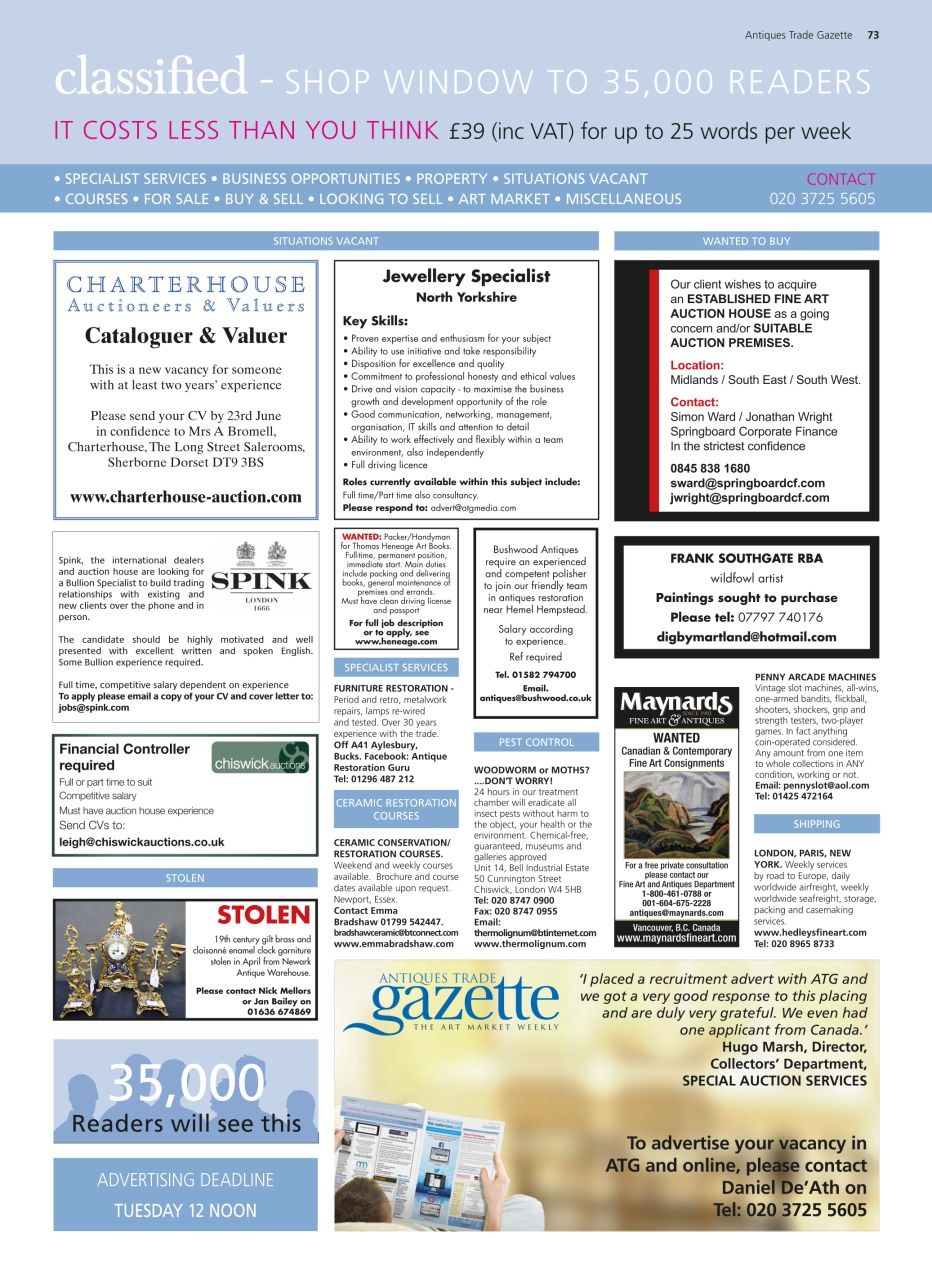Antiques Trade Gazette Preview Pages