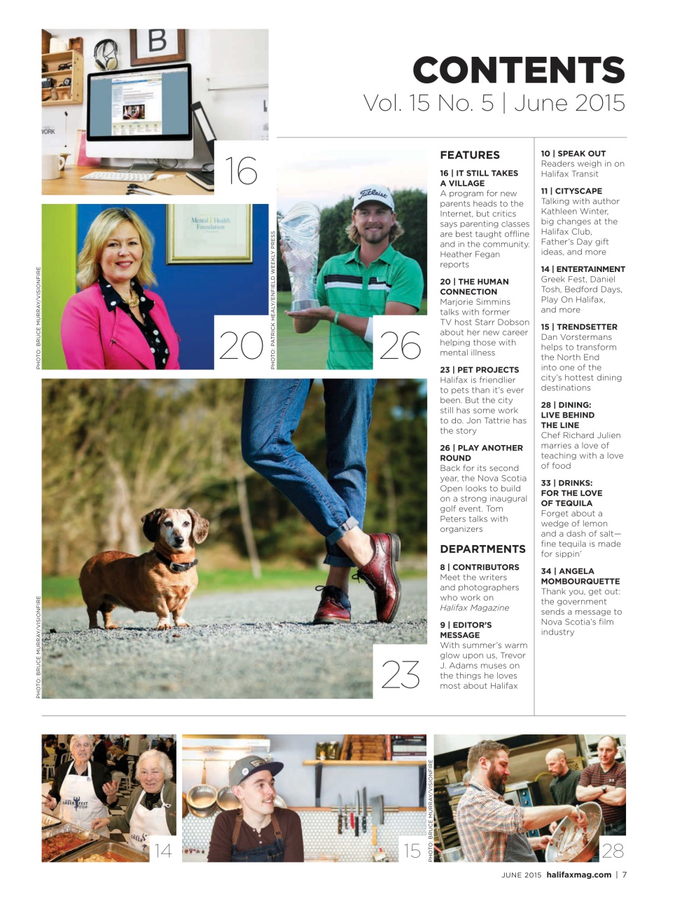 Halifax Magazine Preview Pages