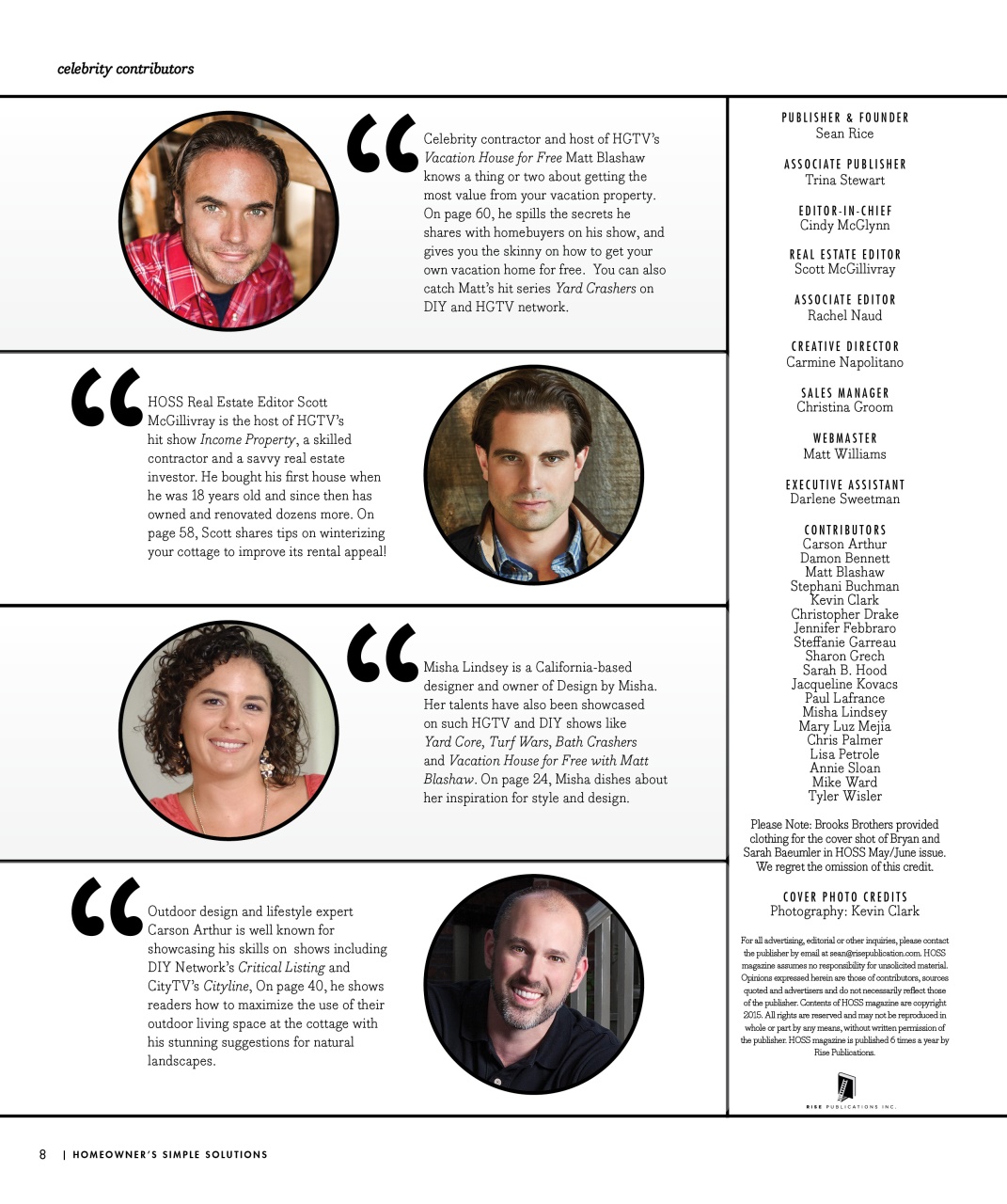 HOSS Magazine Preview Pages