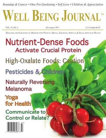Well Being Journal issue July/August 2015