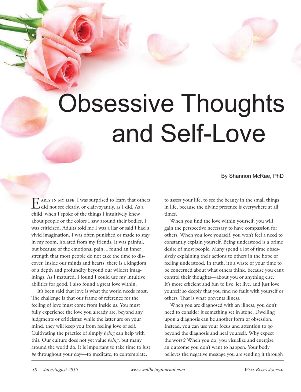 Well Being Journal Preview Pages