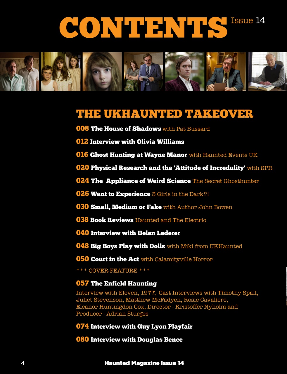 Haunted Magazine Preview Pages