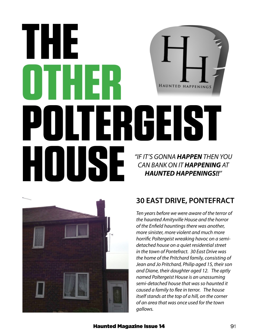 Haunted Magazine Preview Pages