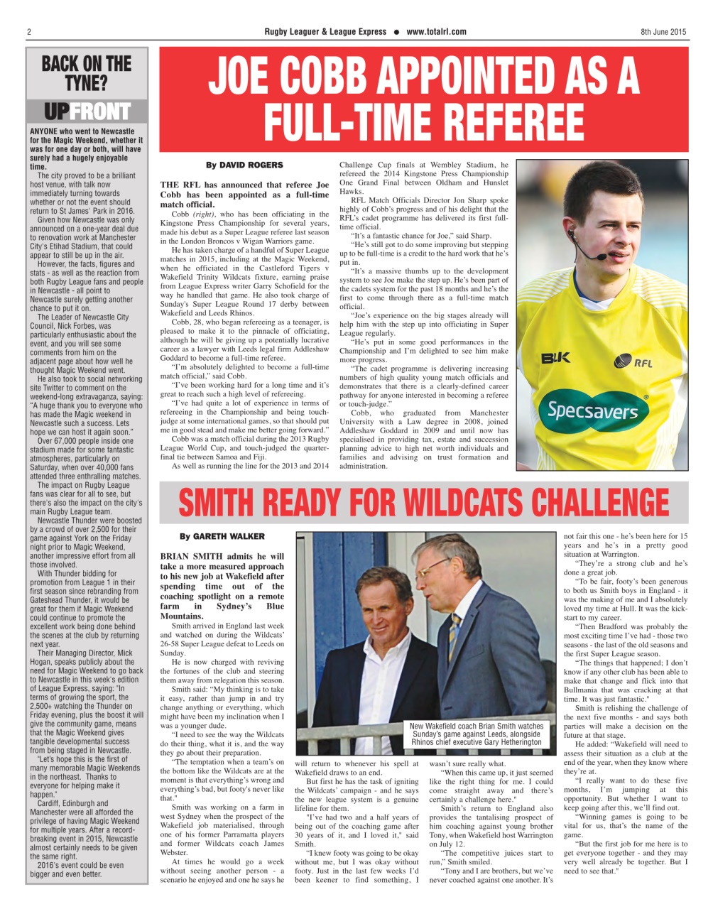 League Express Preview Pages