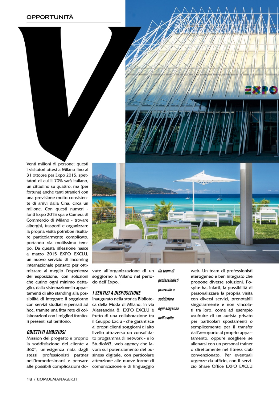 UOMO & MANAGER Preview Pages