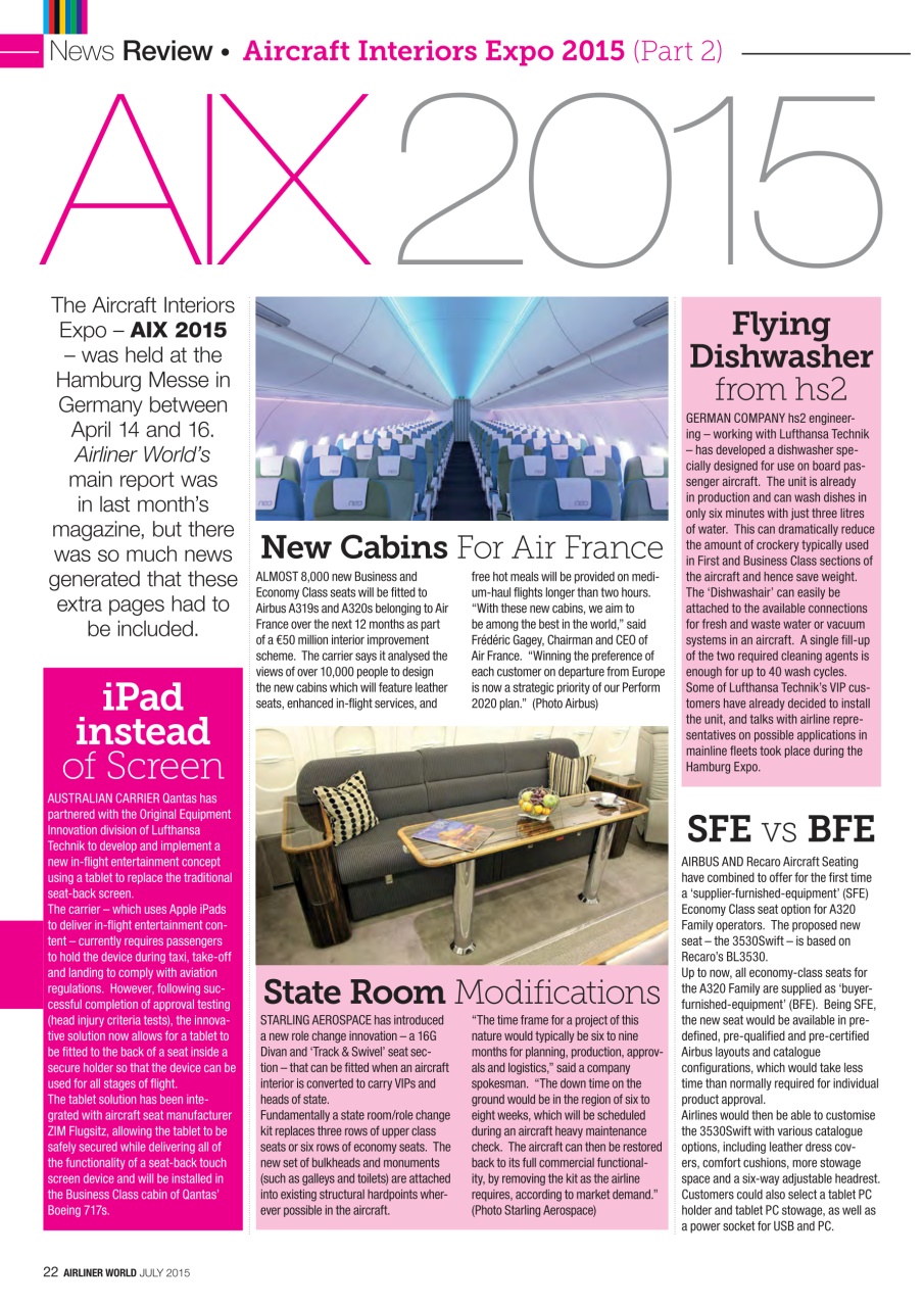 Airliner World Preview Pages