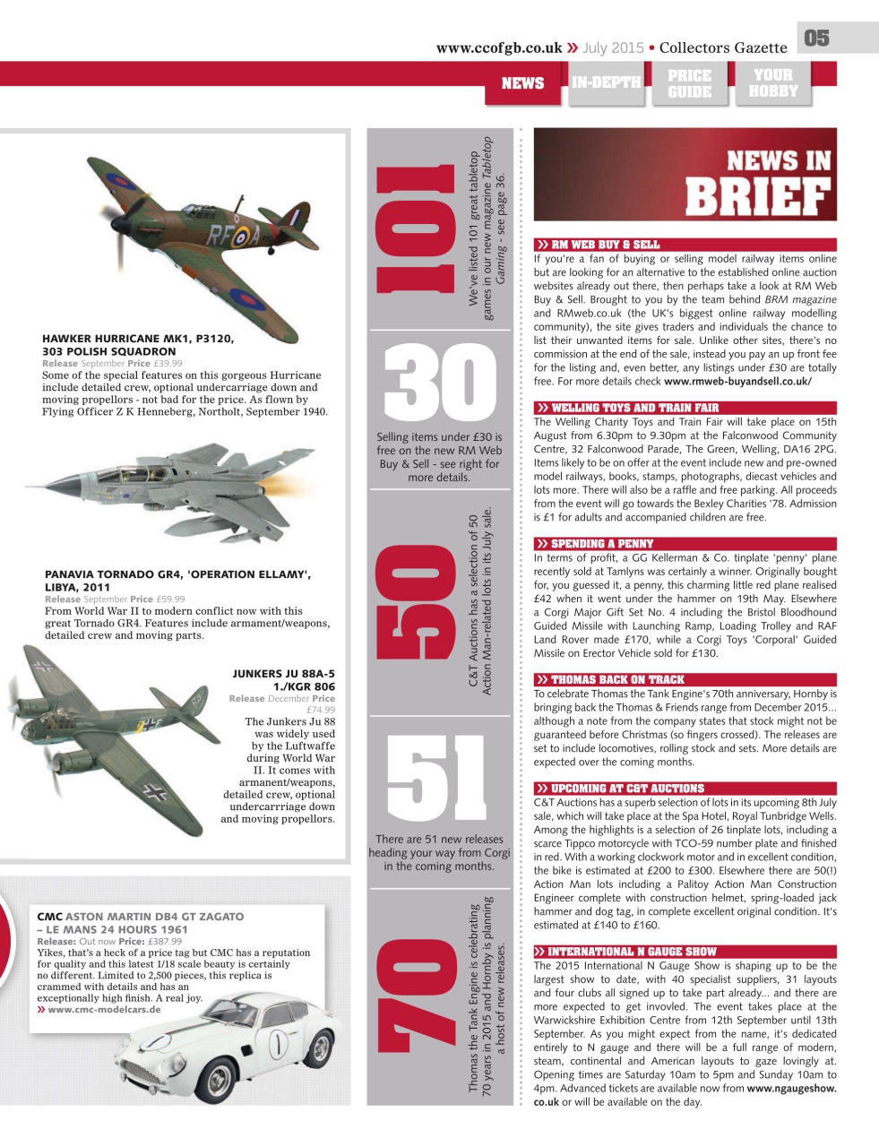 Collectors Gazette Preview Pages