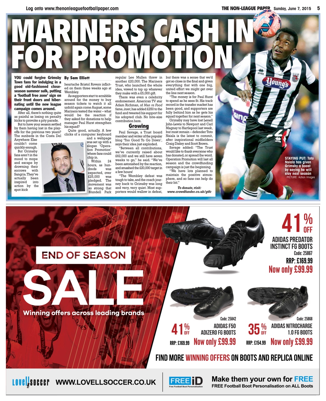 The Non-League Football Paper Preview Pages