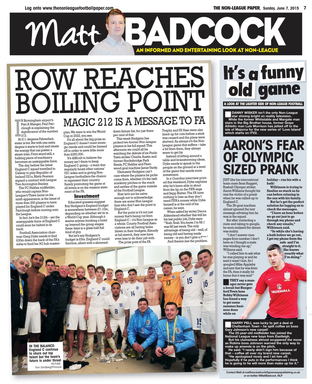 The Non-League Football Paper Preview Pages