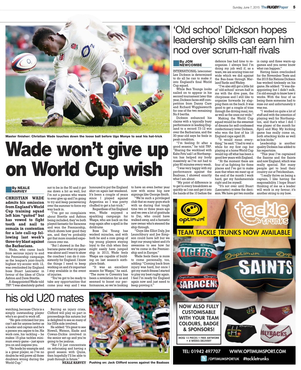 The Rugby Paper Preview Pages