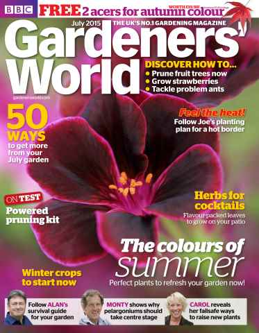 BBC Gardeners’ World Magazine issue July 2015
